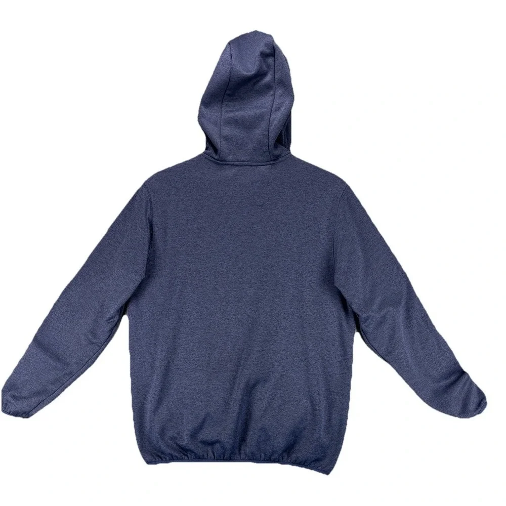 Huk Fishing Hoodie Heather Blue Performance Fleece Pullover Sweatshirt Outdoor S - Picture 8 of 12